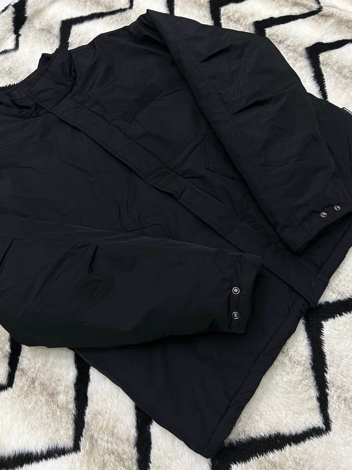 [M]트래블 3M신슐레이트 오버핏 필드자켓/블랙 상품이미지1