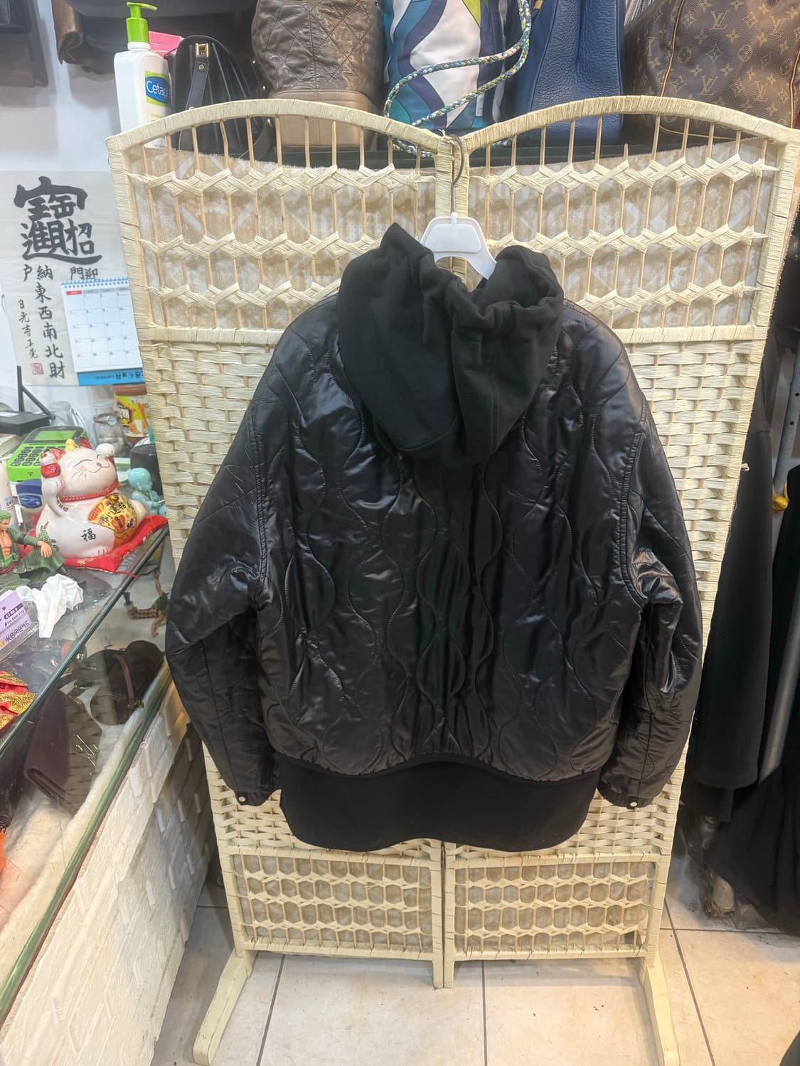 48/100 정품 솔리드옴므 레이어드후드 마윈 자켓 내피 팝니다 상품이미지9