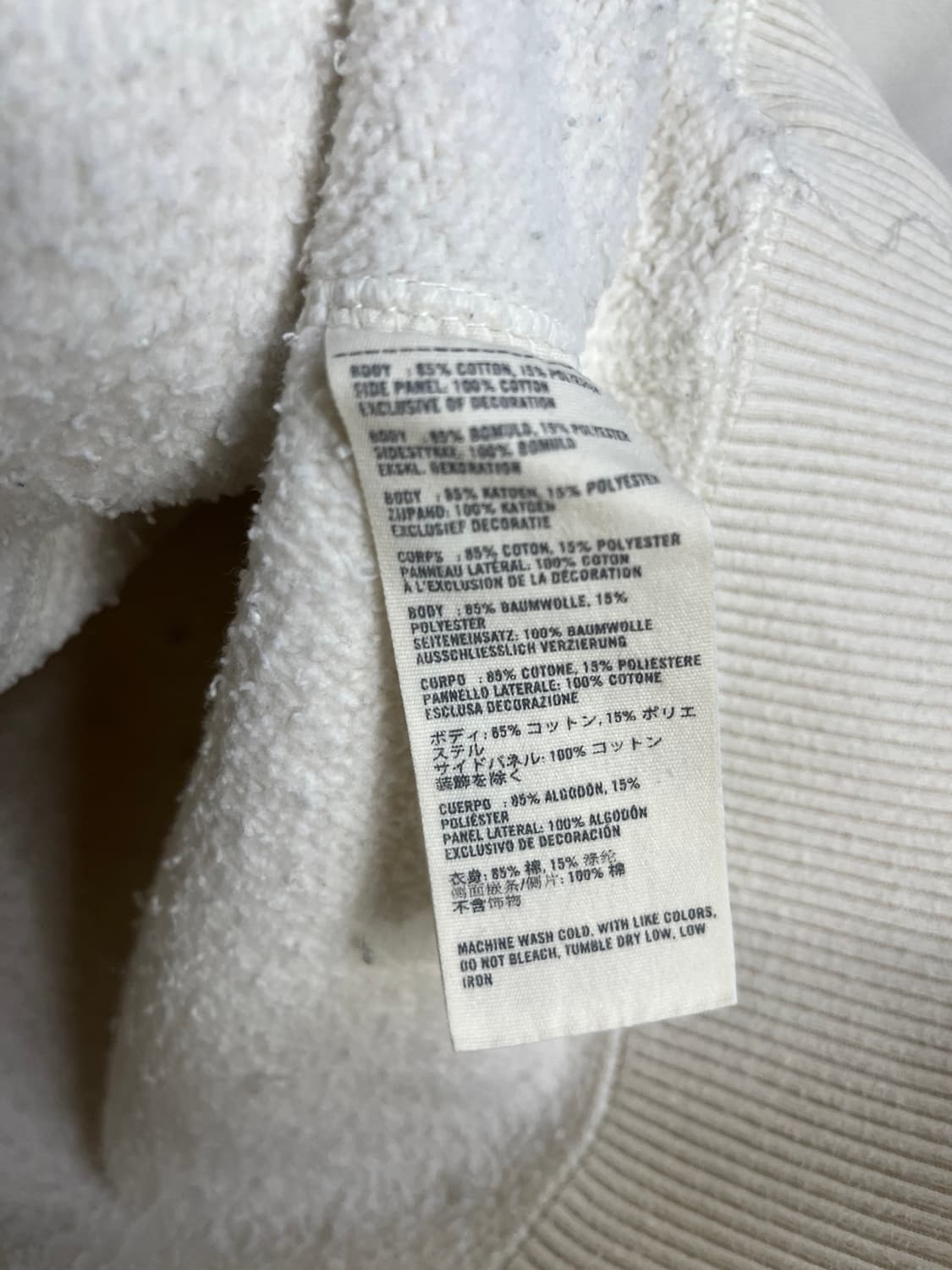 아베크롬비 빈티지 화이트 후드티 상품이미지8