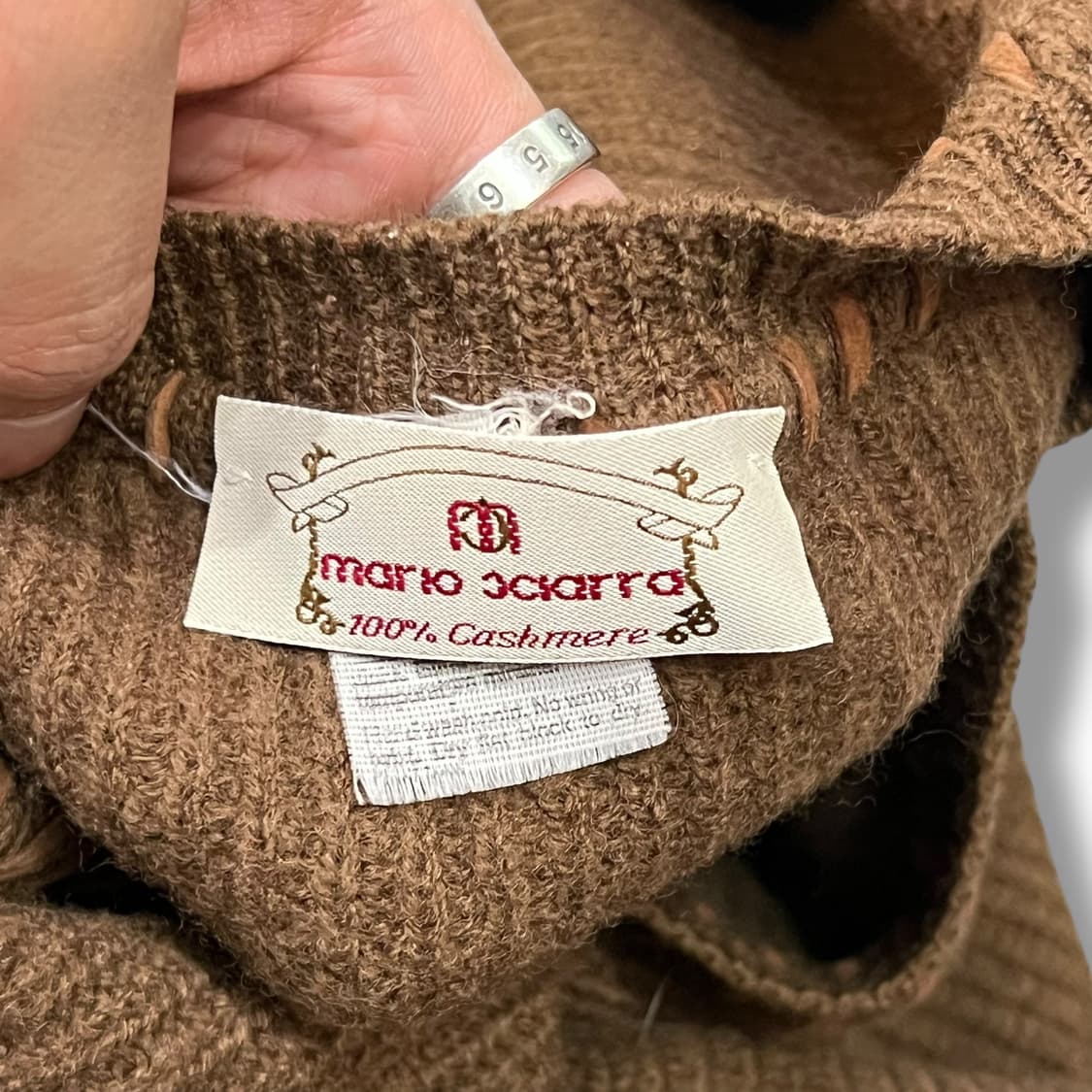  Mario Scarra 암패치 니트 y14279 상품이미지7