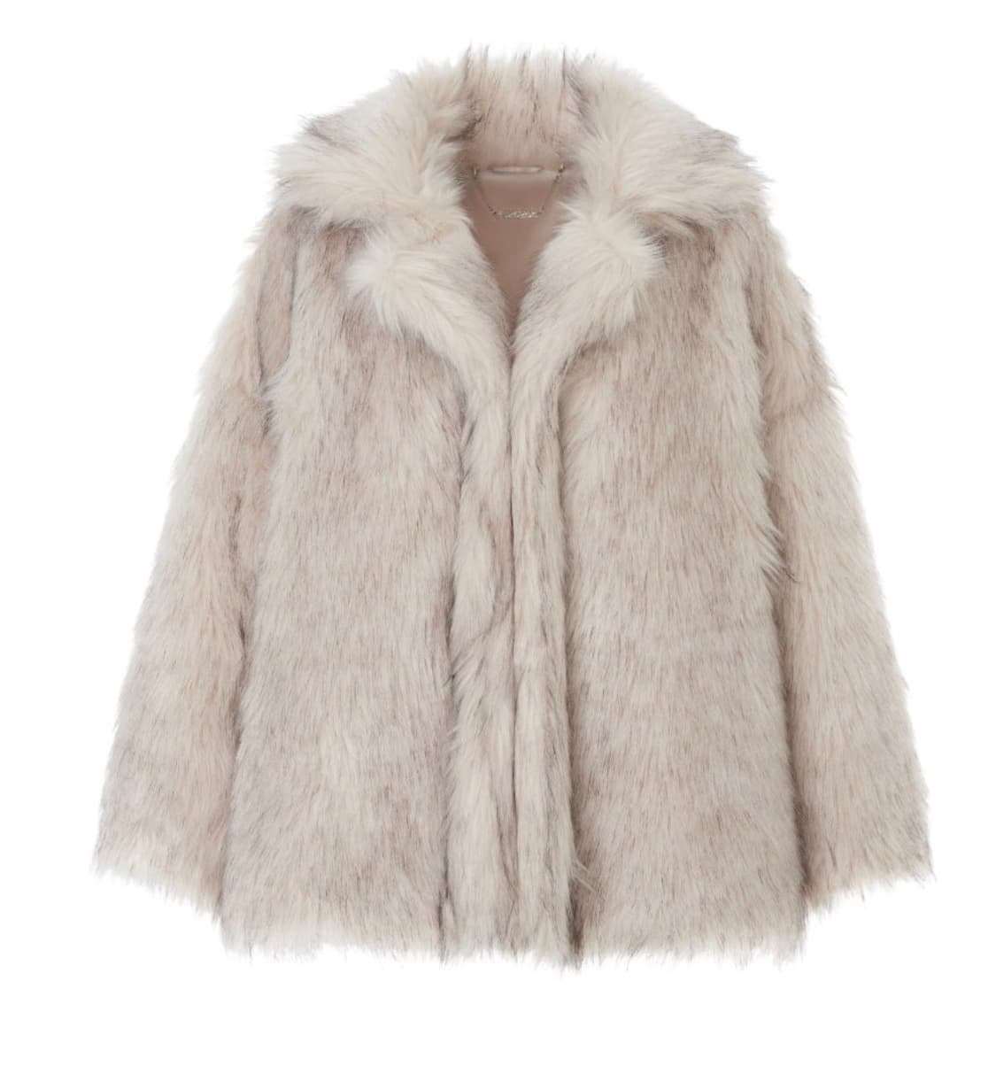 페일제이드 오버핏 퍼 자켓 (아이보리) 상품이미지5