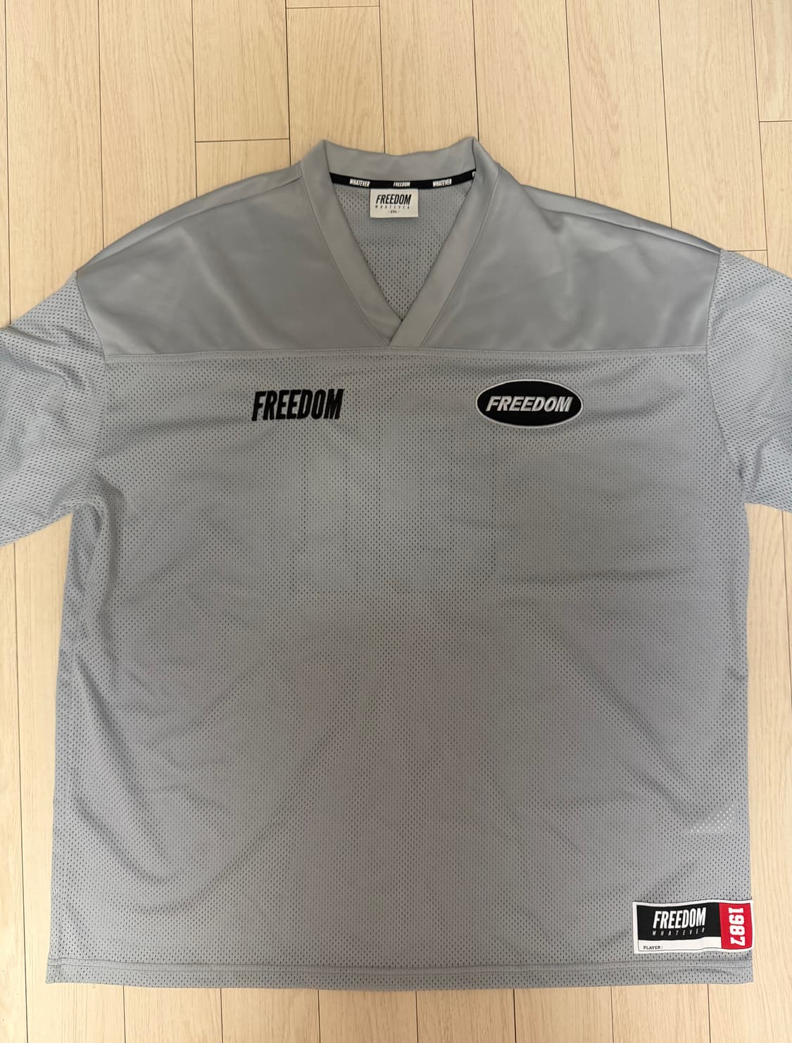 프리덤 럭비져지 그레이 2XL 상품이미지2