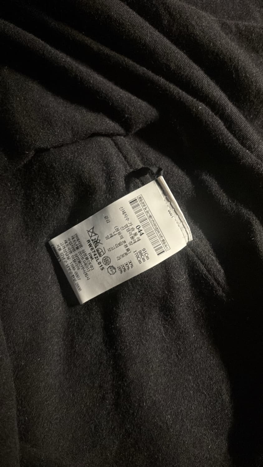 릭오웬스 구형 터틀넥 슬리브리스 나시 44사이즈 상품이미지3