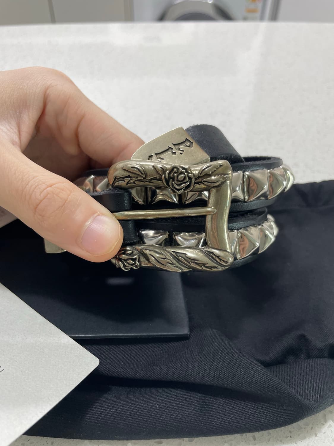 앙팡리쉬데프리메 스터드 벨트 상품이미지3