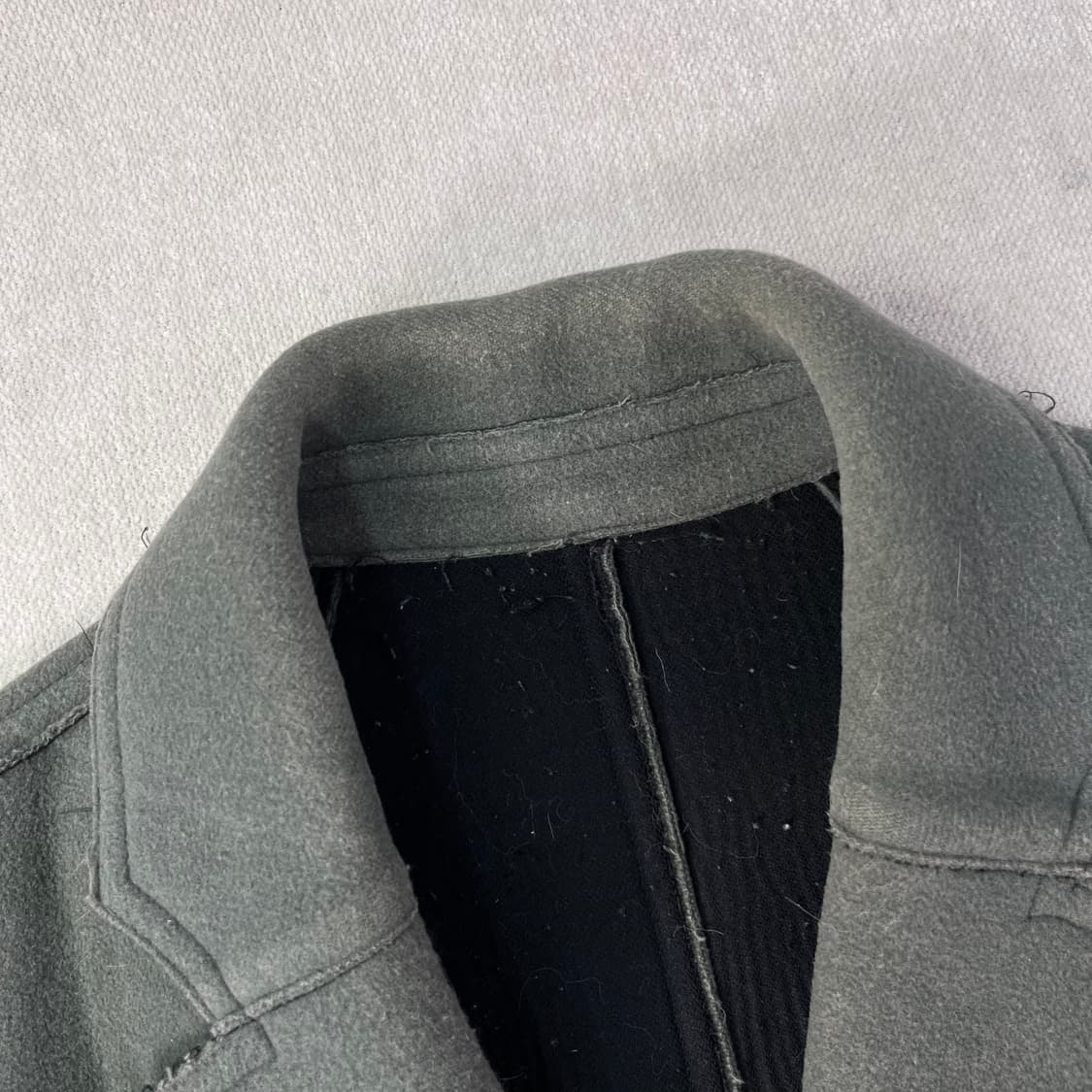 100 우영미 울 캐시미어 빈티지 코트  상품이미지2