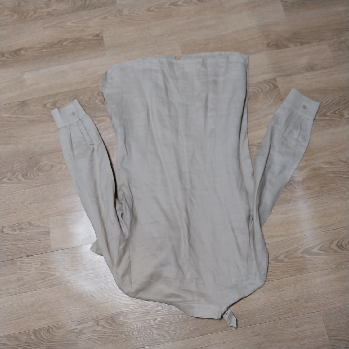 린넨100 프로 린넨 하프셔츠  상품이미지4