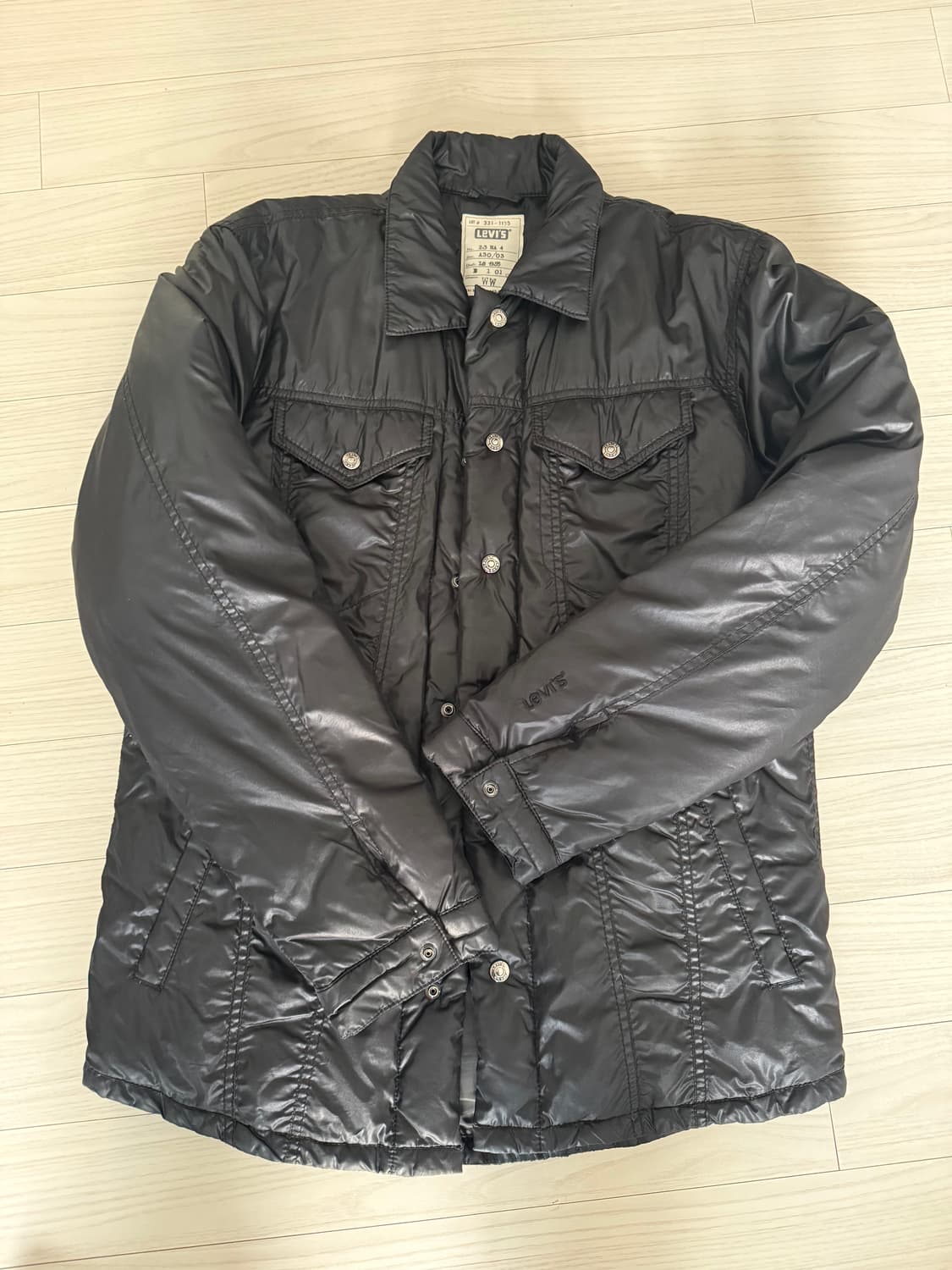 리바이스 덕다운 웨스턴 셔츠패딩자켓XL 상품이미지1