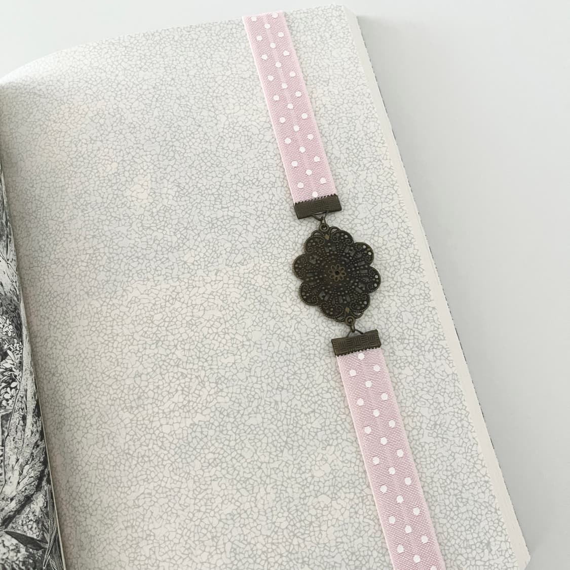 리본 펜던트 북밴드 ⊰antique charm⊱ book-band 상품이미지4