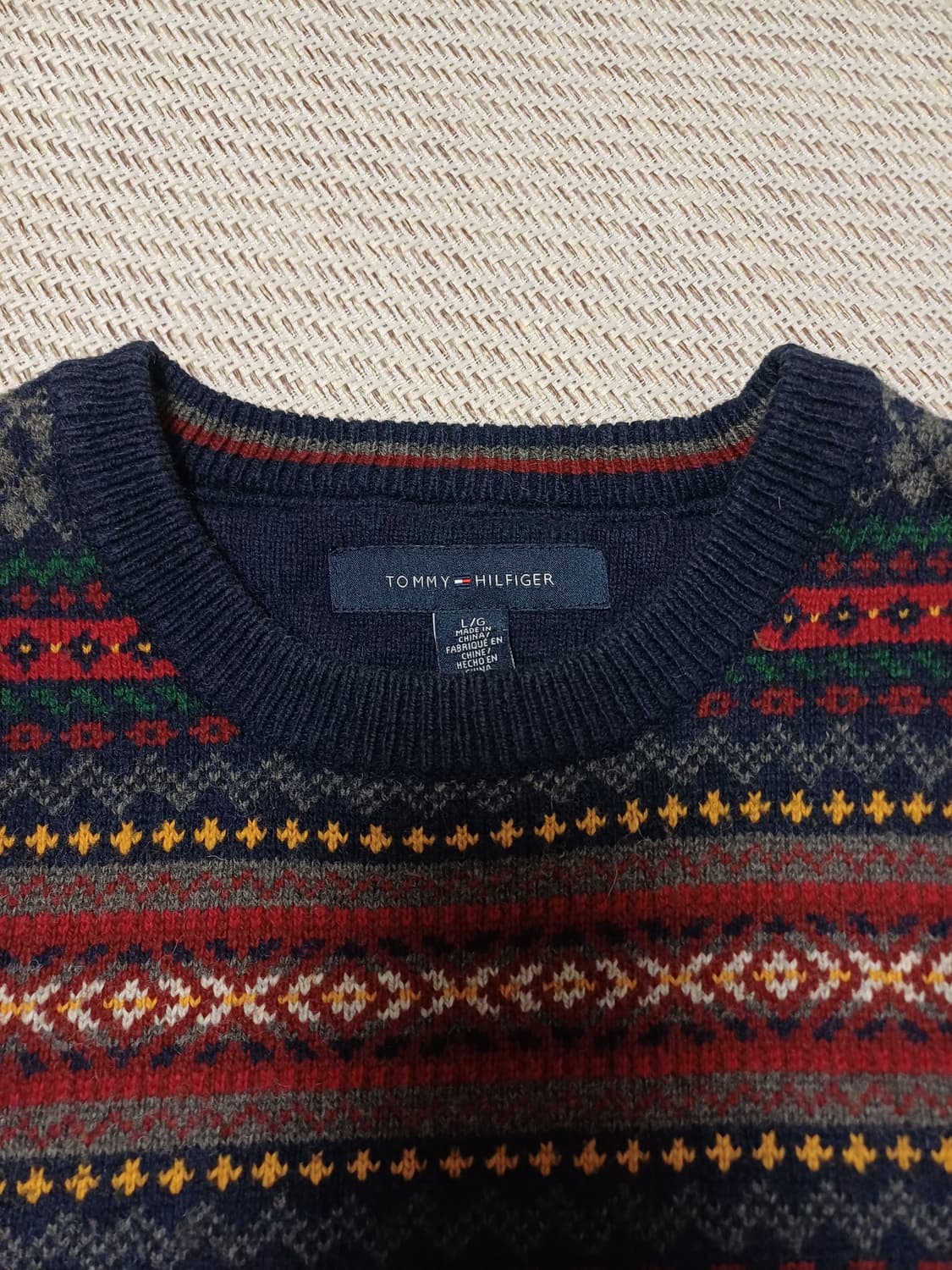 타미힐피거 빈티지 페어아일 울 블렌드 스웨터 (여성 루즈핏) 상품이미지3