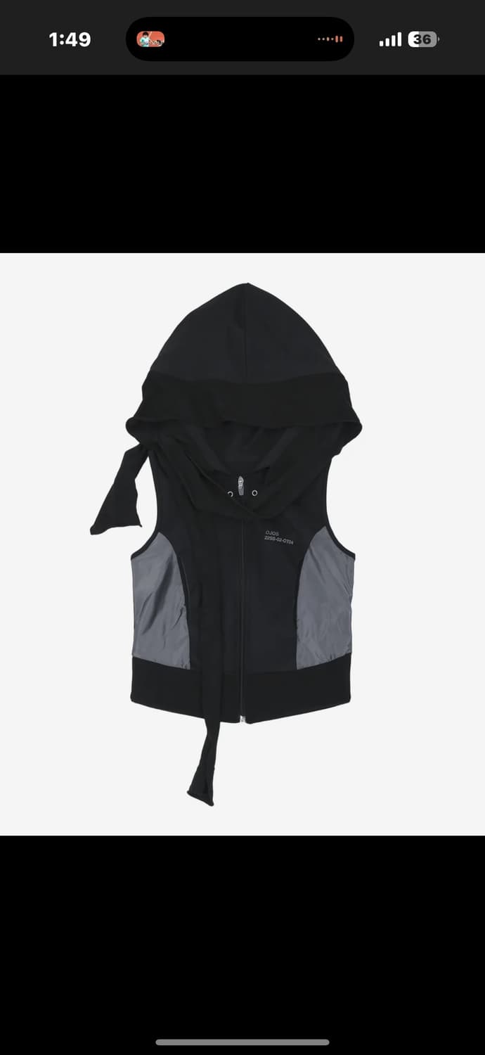 오호스 ojos 머플러 복서 후드집업 상품이미지1