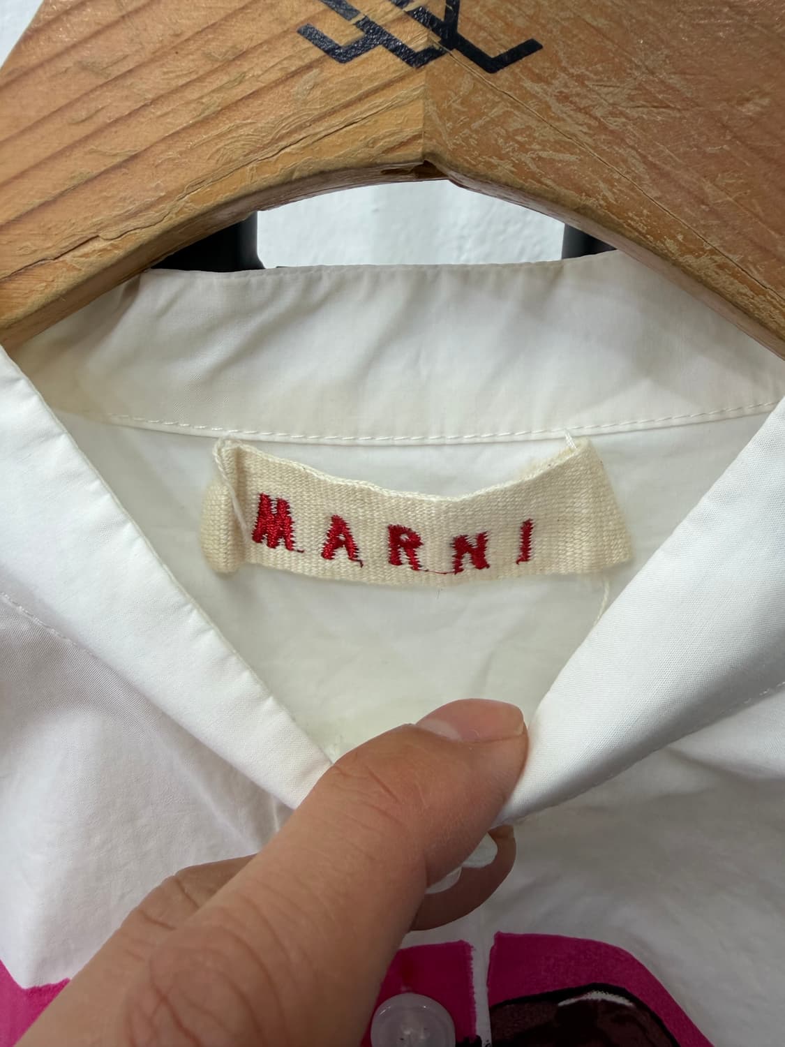 정품) 마르니 여성 프린팅 셔츠 38 상품이미지7