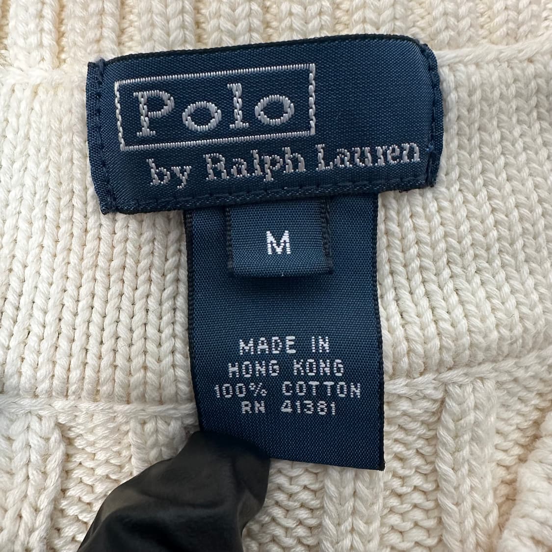 Polo Ralph Lauren 폴로 아이보리 니트베스트 M (클래식) 상품이미지3