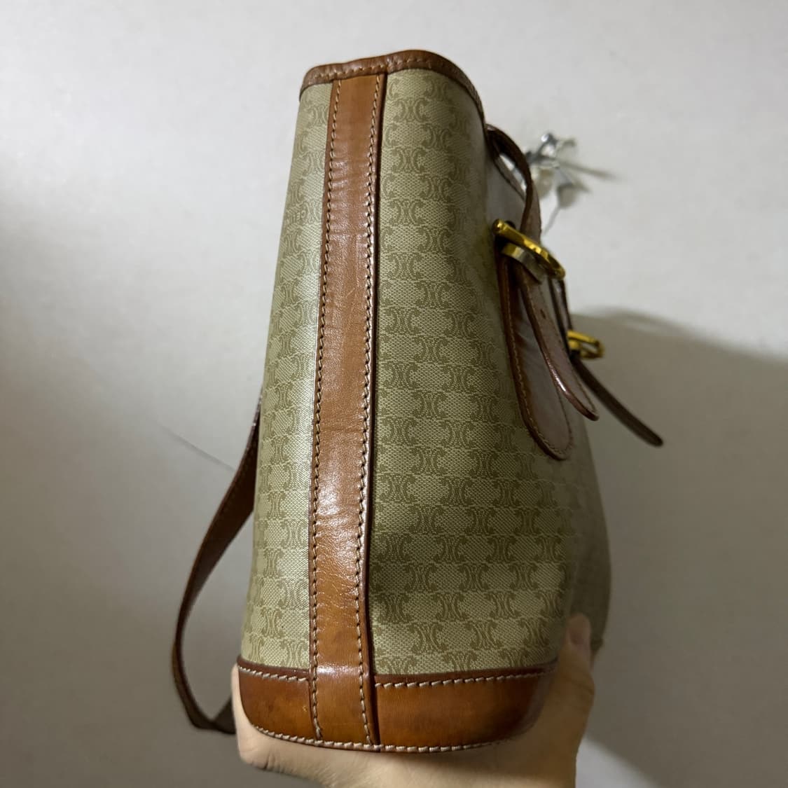 빈티지 셀린느 마카담 버킷 토트&숄더백 상품이미지3