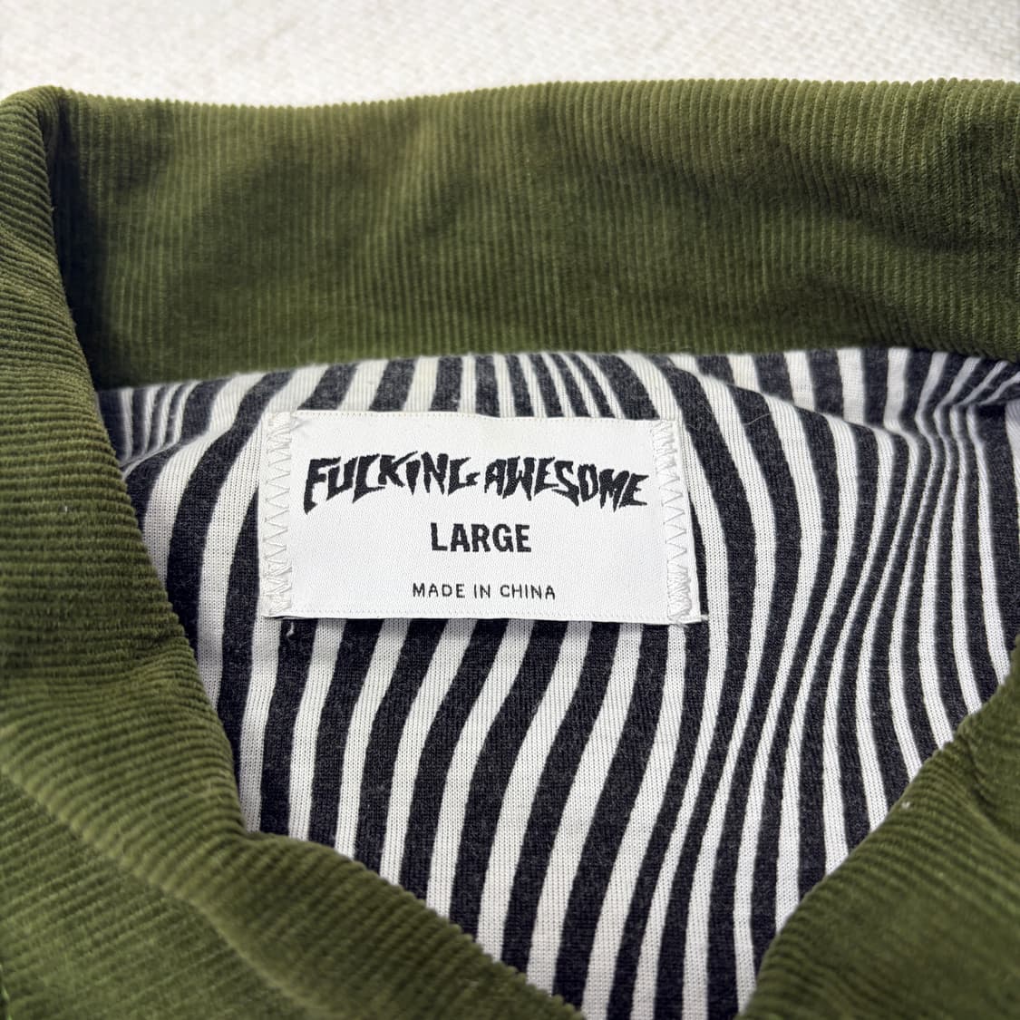 퍼킹어썸 코튼 립스탑 코치 자켓(L) 상품이미지6