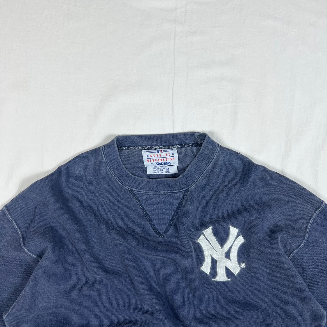 90‘s 스타터 starter mlb ny양키즈 로고 맨투맨 상품이미지2