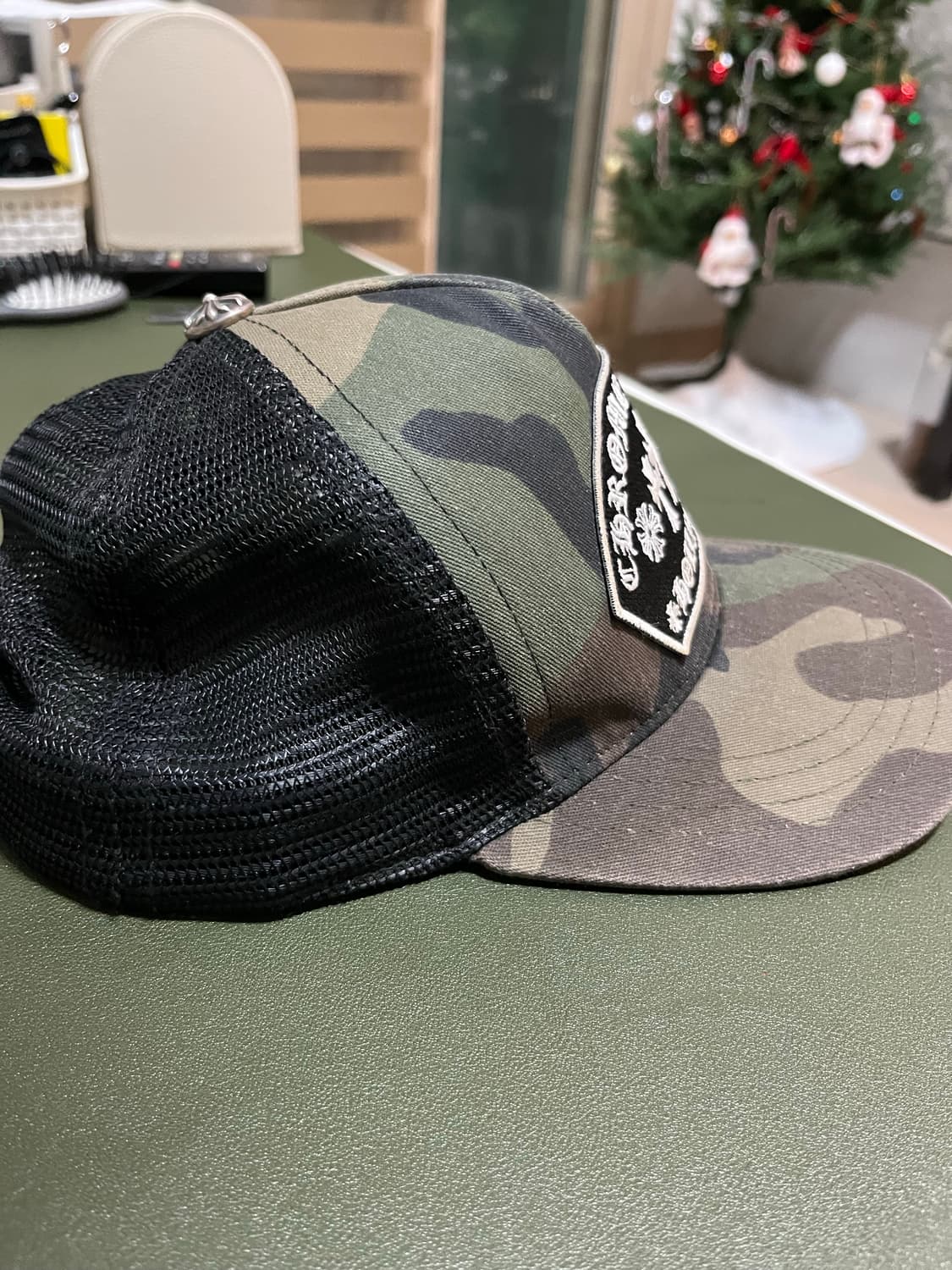 크롬하츠 세메터리 킹타코 메쉬 트러커 캡 모자 카모 OS 상품이미지3
