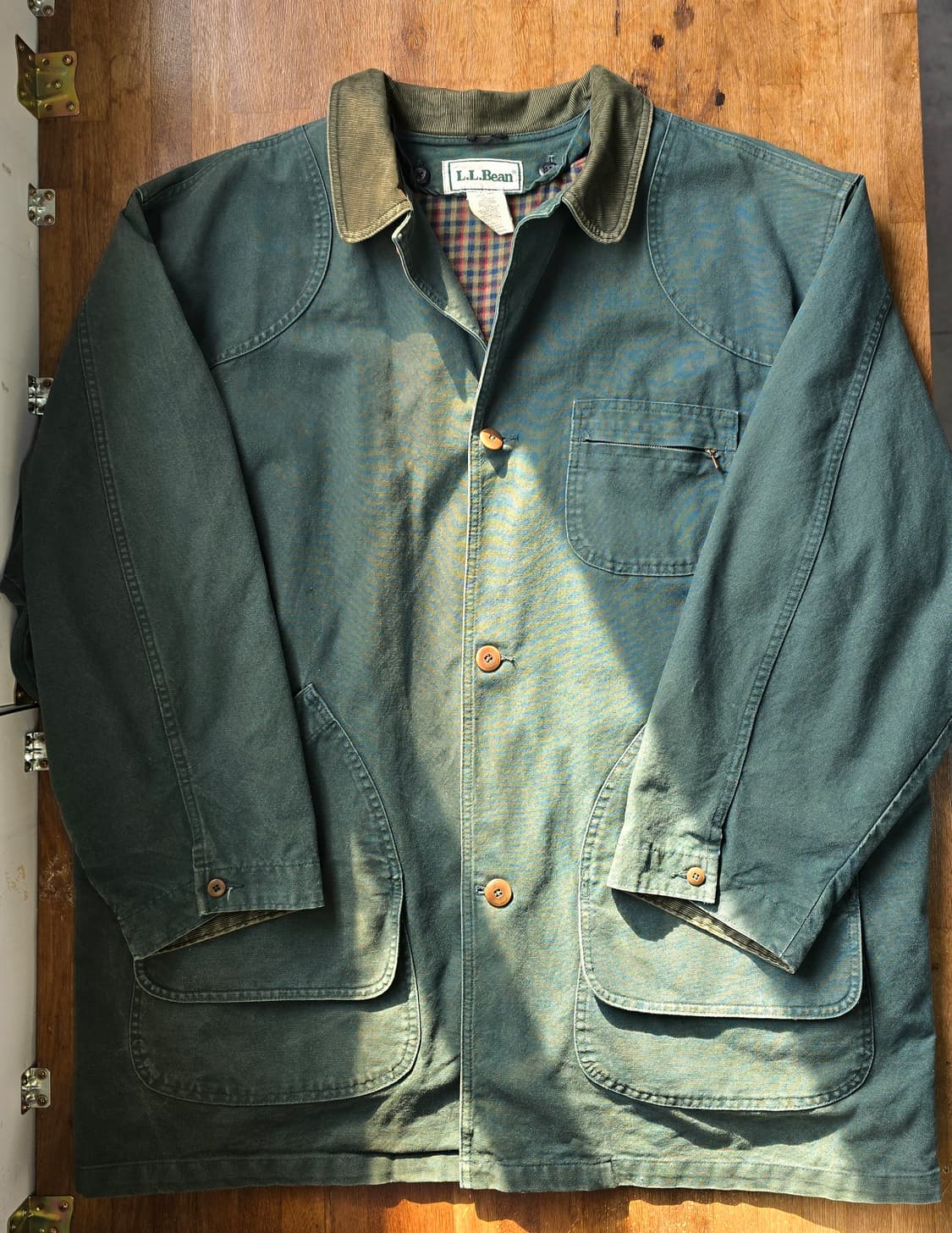 L.L.Bean 엘엘빈  헌팅자켓 XXL 빈티지 그린 컬러 상품이미지1