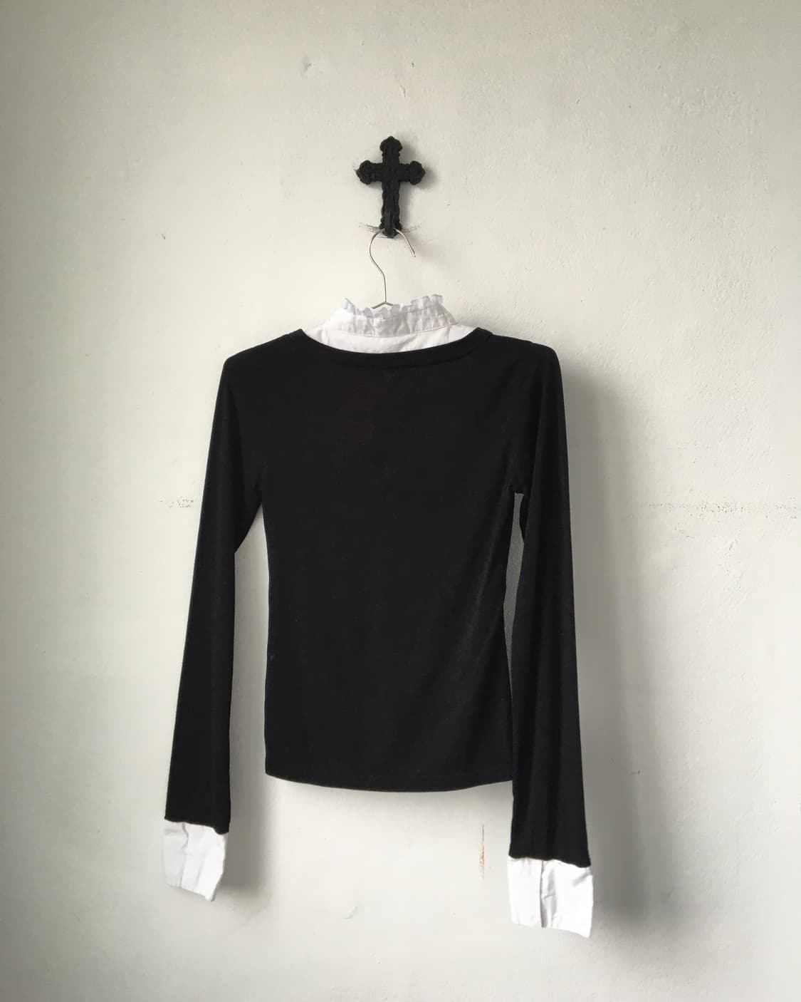 Frill layered sleeve 상품이미지3