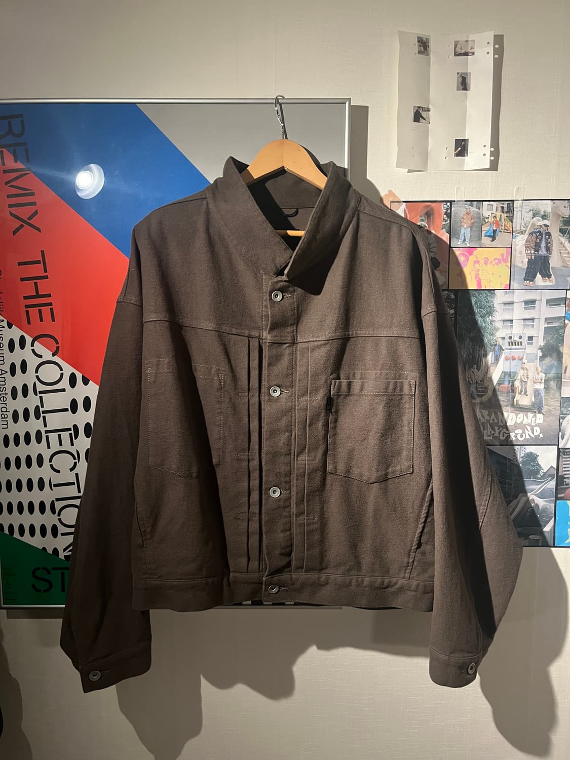 [3] moif 모이프 트러커 블루종 올리브 상품이미지1