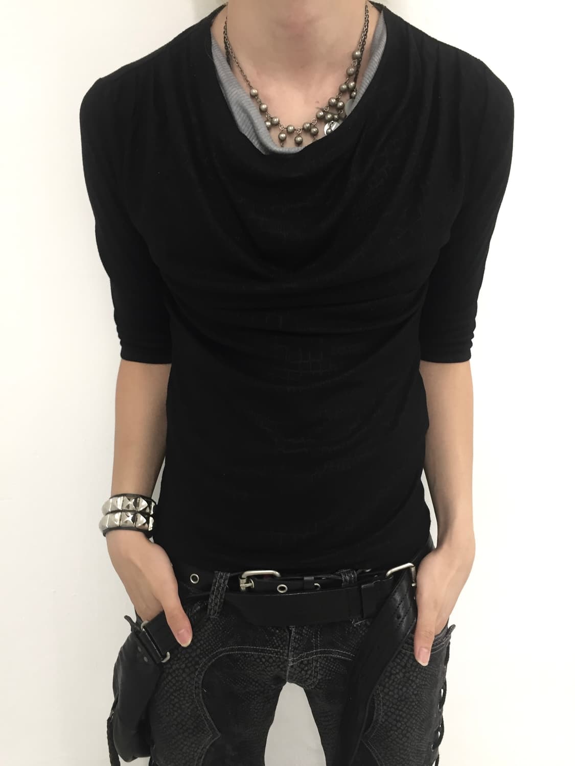 Tornado Mart python drape top  상품이미지5