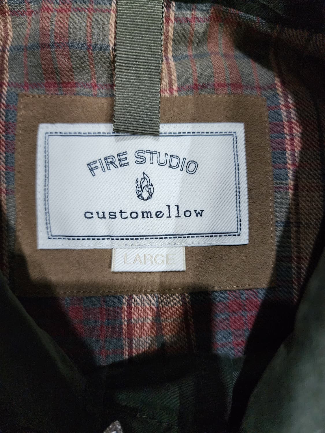 커스텀멜로우 x 파이어스튜디오 이민규 콜라보 협업 필드 코트 L 상품이미지6