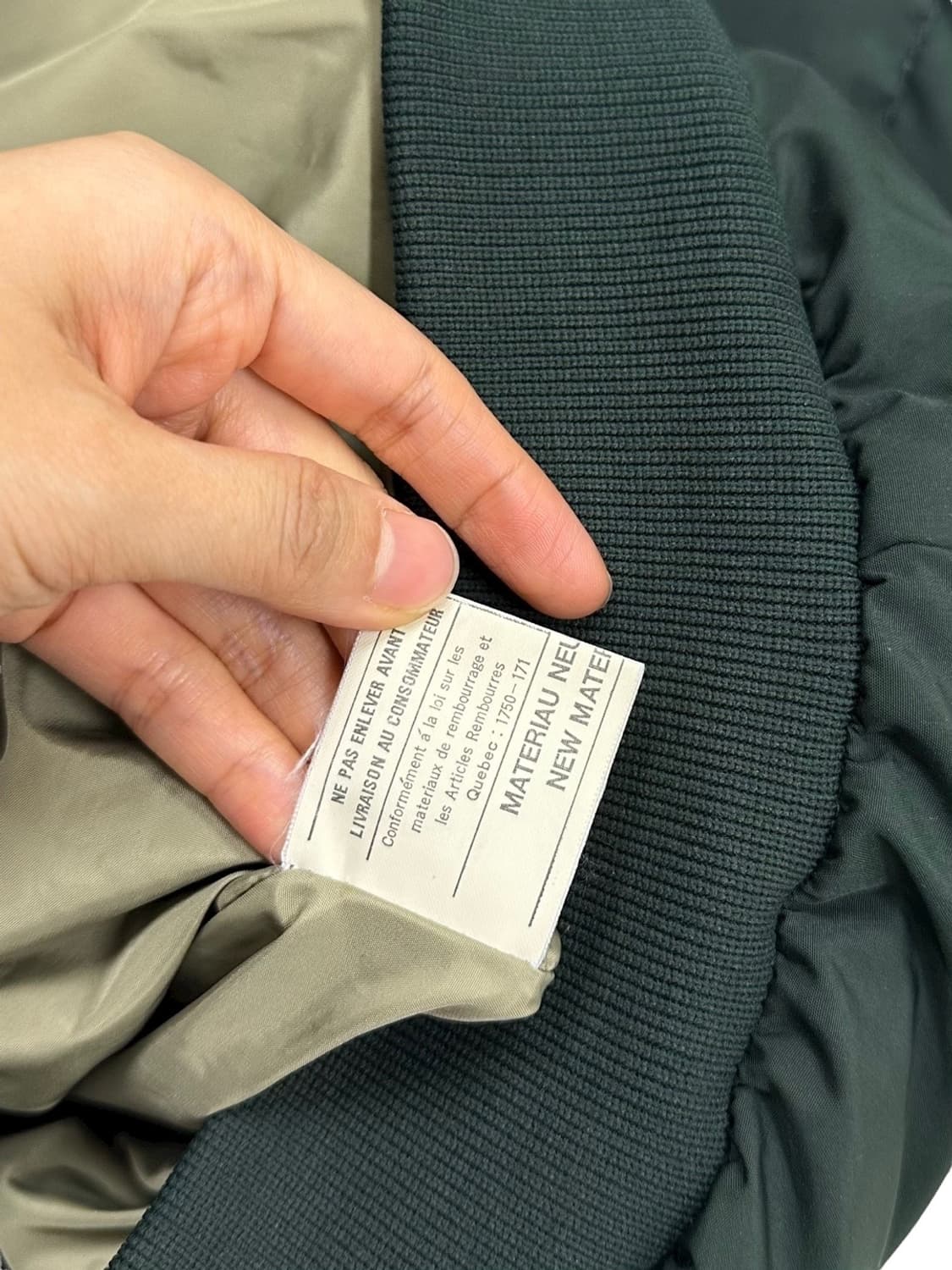 브라우닝암즈컴퍼니 구스다운 패딩 그린 (L~2XL) 상품이미지9