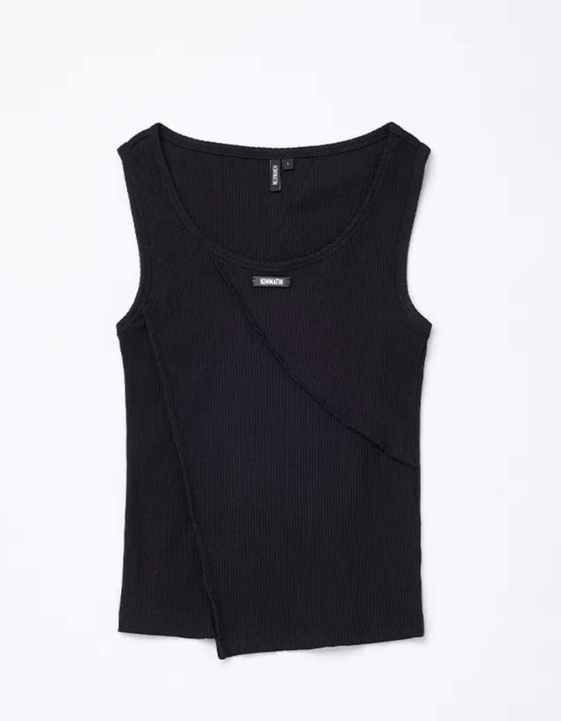 마뗑킴 슬리브리스 나시 ribbed slim sleeveless 상품이미지1