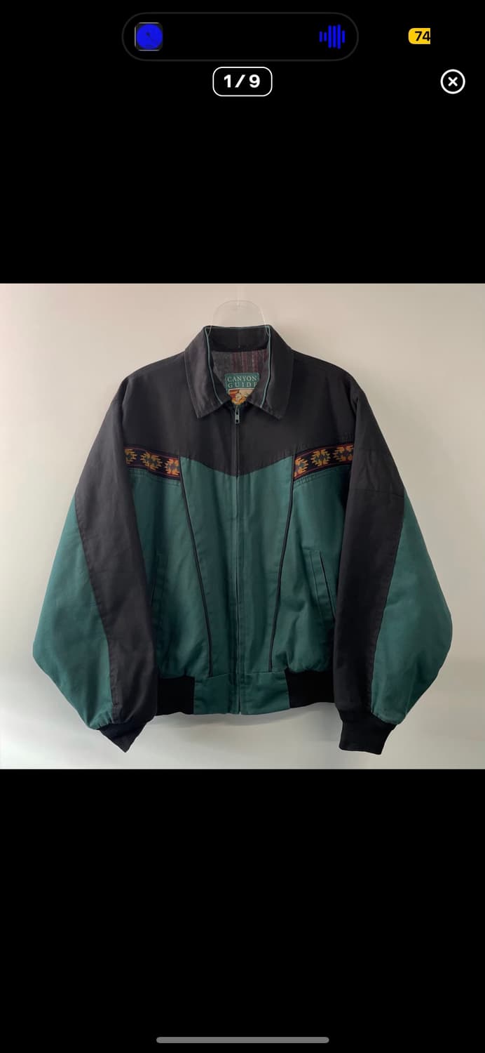 90s 캐니언 가이드 아즈텍 자켓 상품이미지1