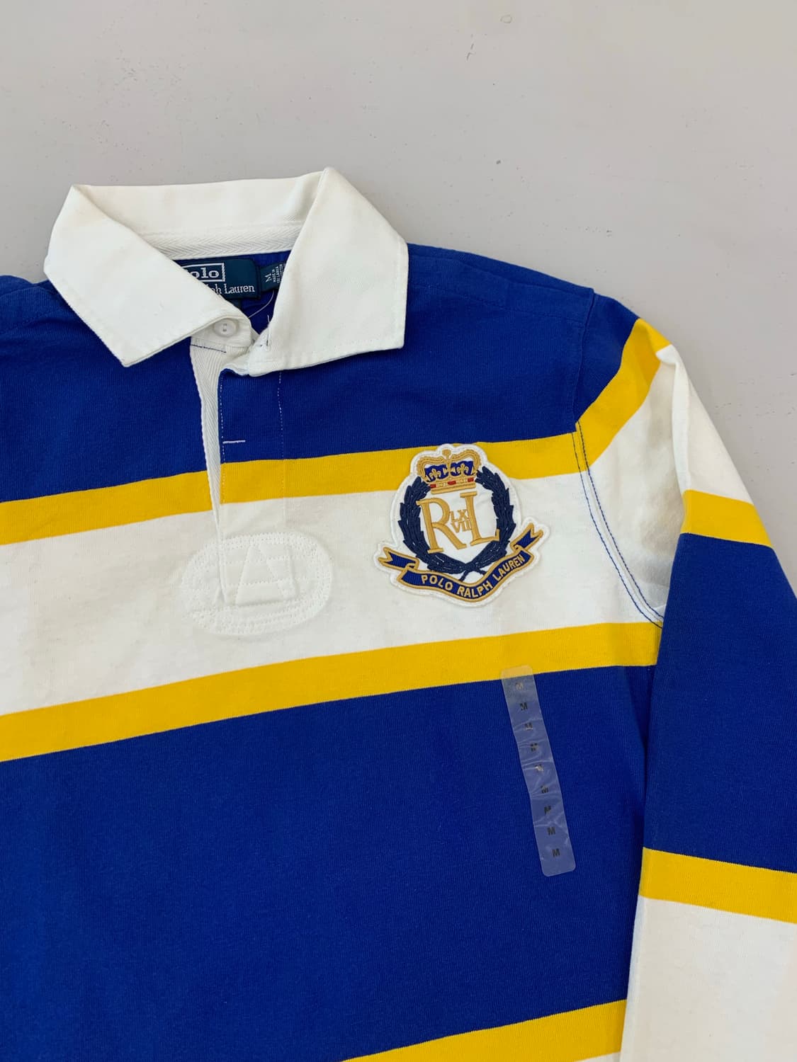 폴로 랄프로렌 스트라이프 럭비 카라티 M 상품이미지2
