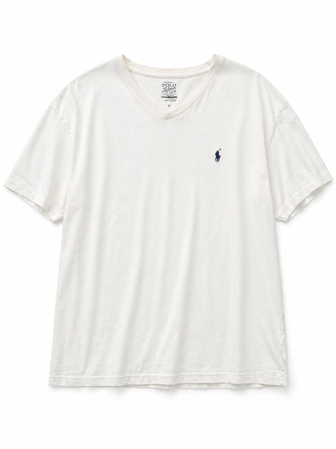 폴로 랄프로렌 화이트 반팔티 XL 상품이미지1