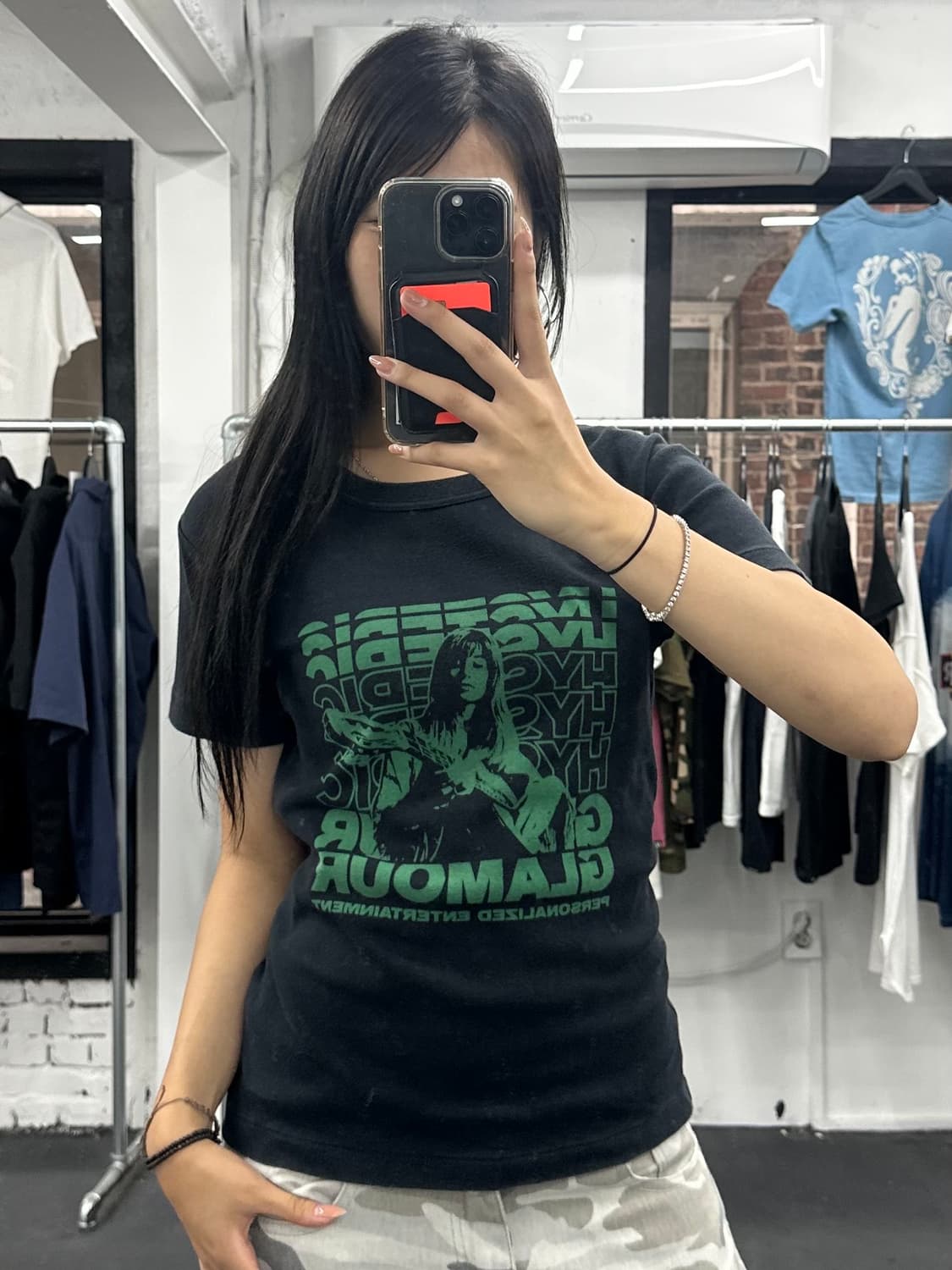 히스테릭 글래머 히스걸 그래픽 티셔츠 상품이미지1