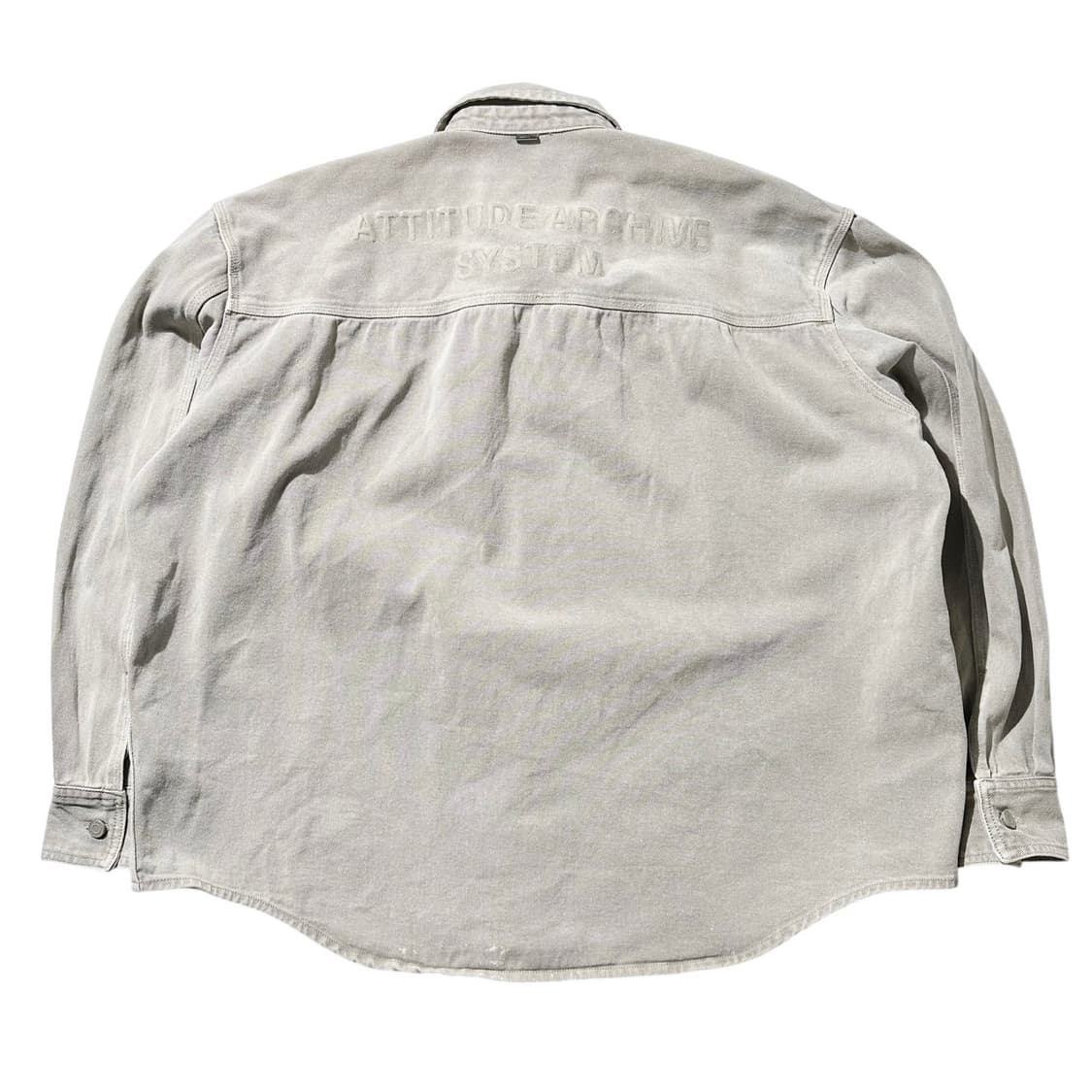 22fw 시스템옴므 백로고 데님 셔츠 상품이미지1