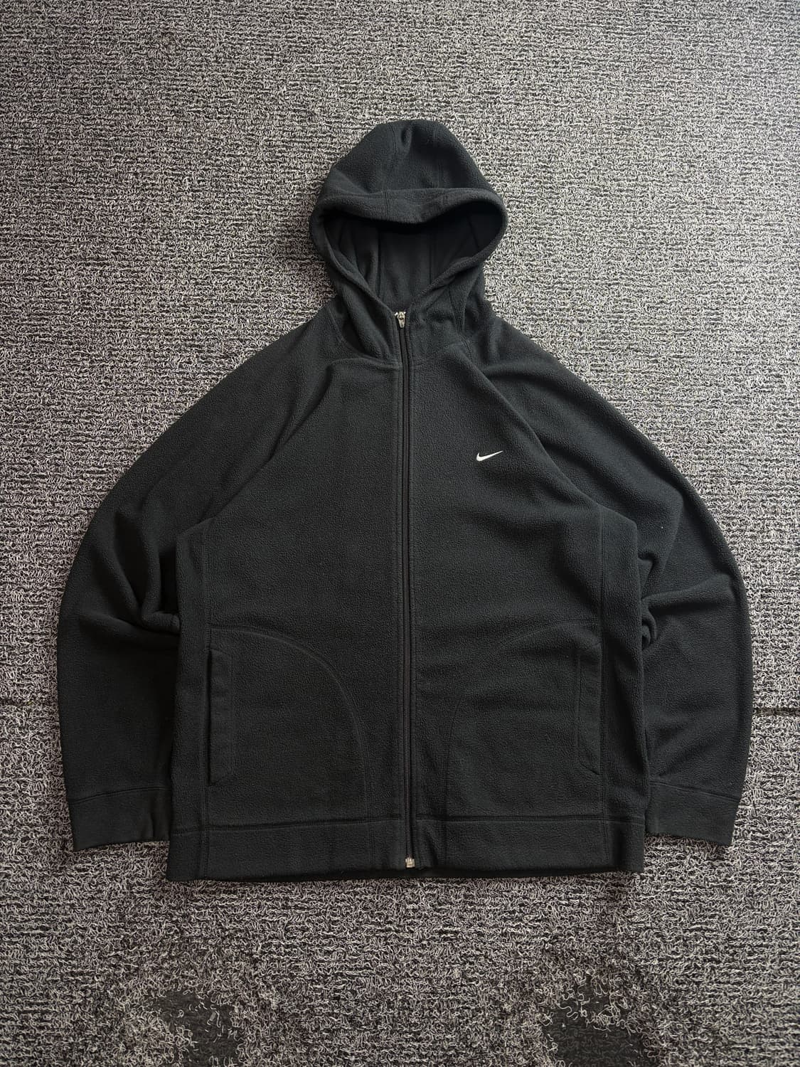 00s 나이키 올드스쿨 블랙 후디 플리스 자켓 3401 상품이미지2