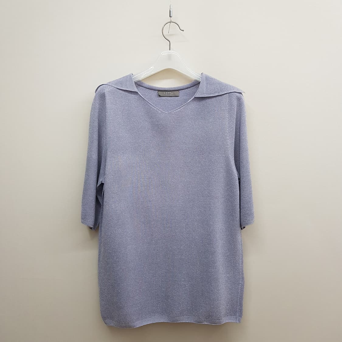 한섬 래트바이티 2021 오픈 카라 니트 90사이즈 상품이미지1