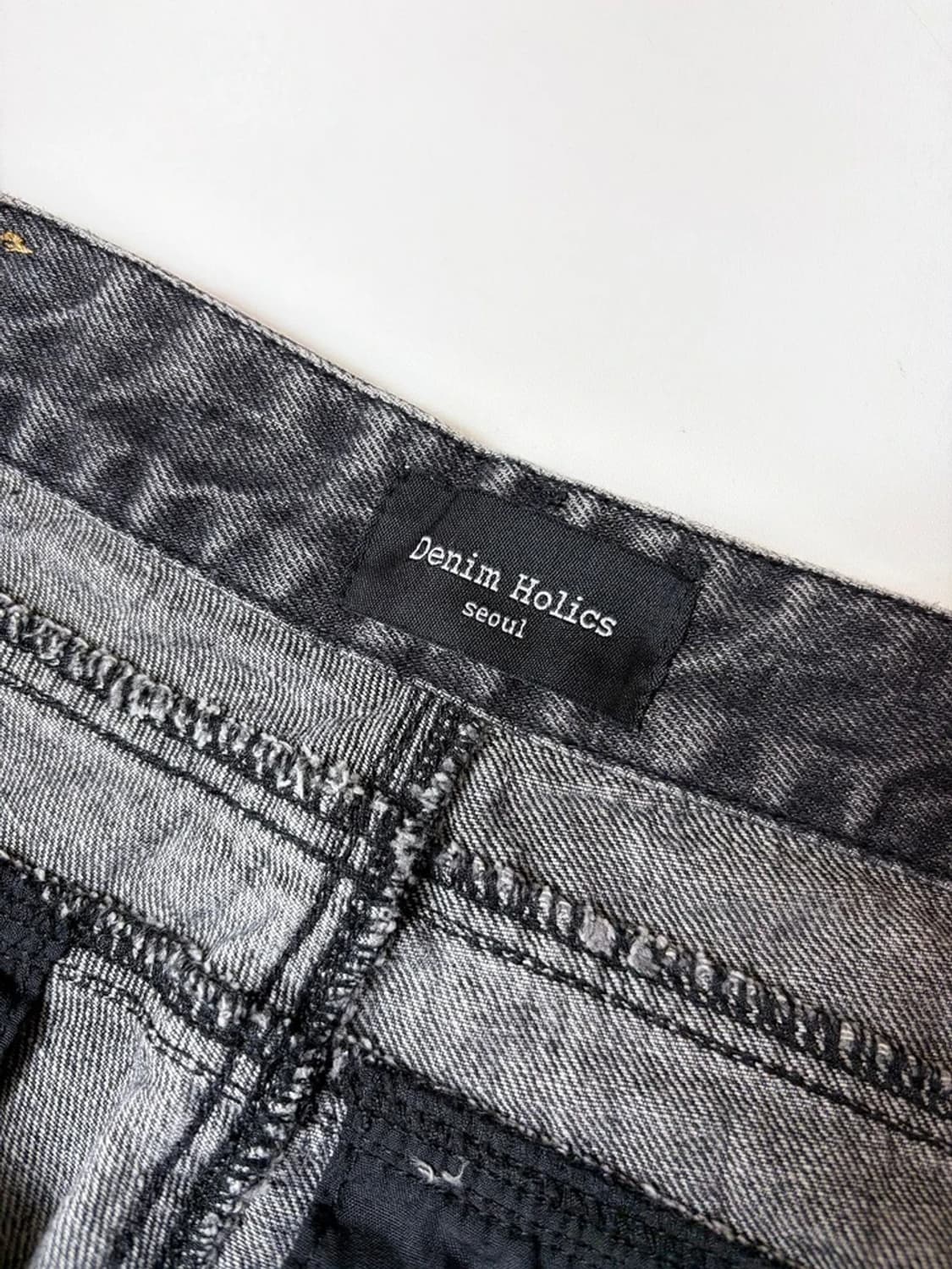 데님홀릭스 멀티 카고 와이드 데님 팬츠 PN9217 상품이미지8