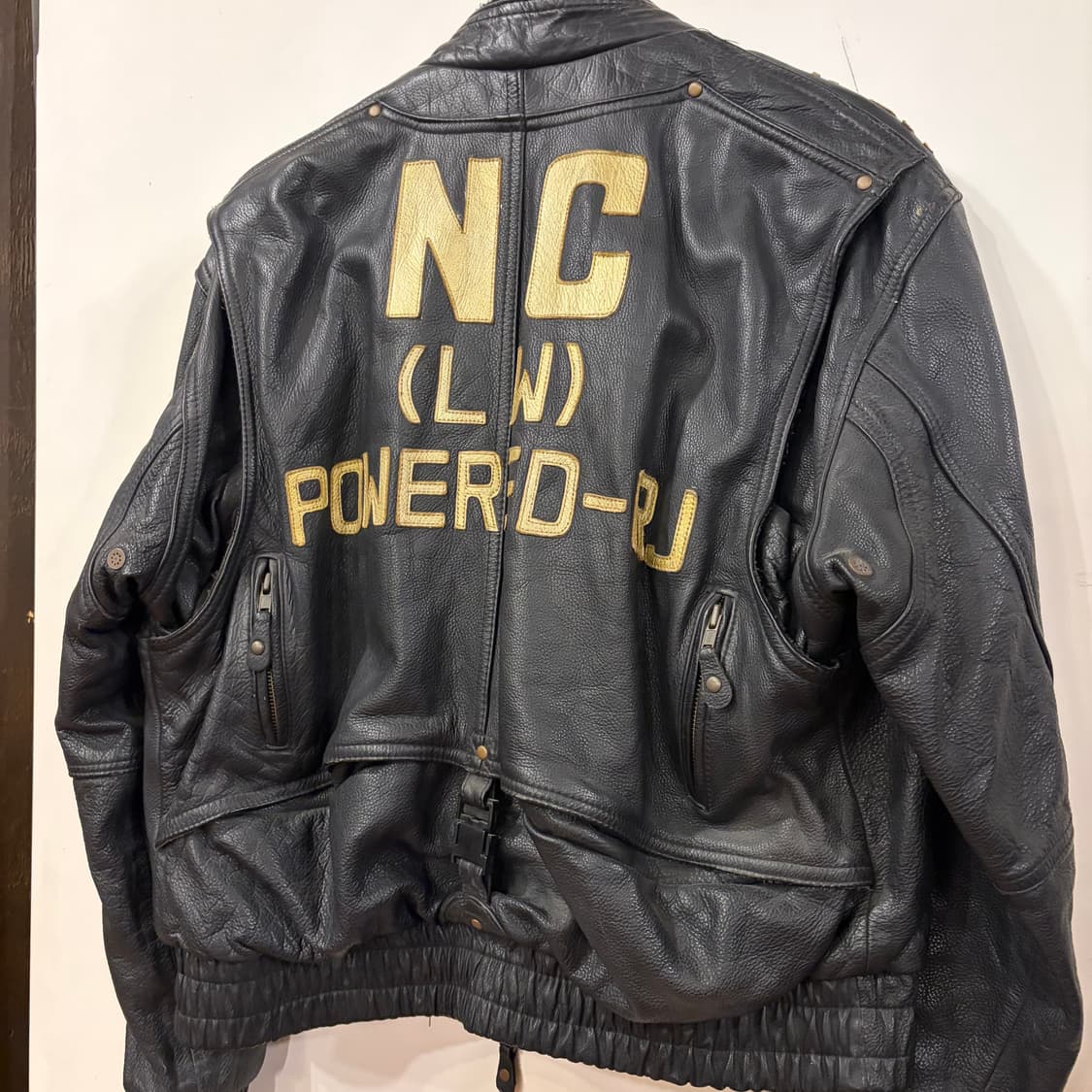 카도야 레더 바이커자켓 상품이미지6