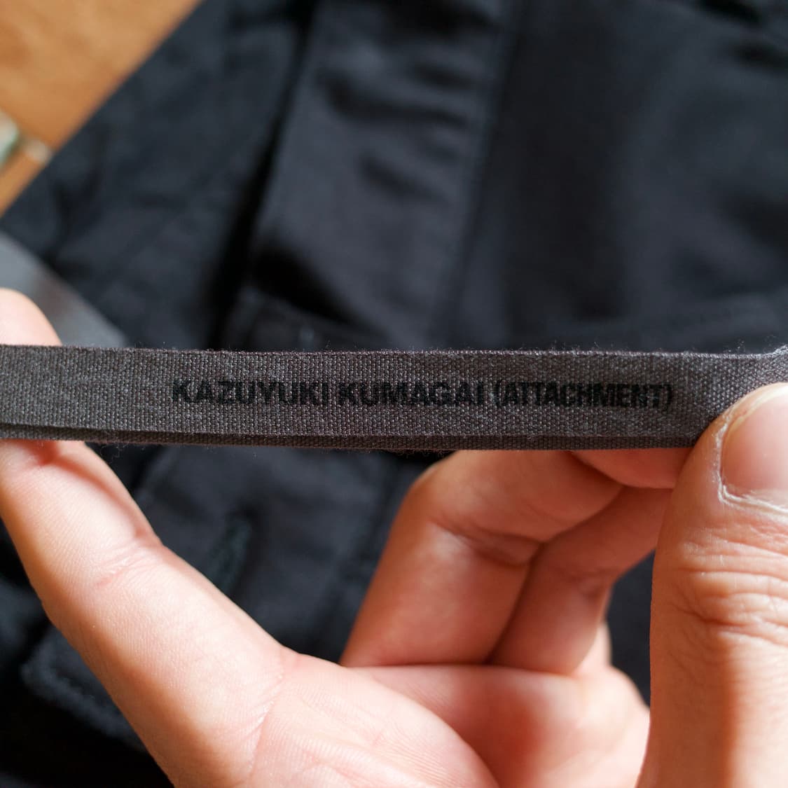 Kazuyuki Kumagai Attachment slim pants 상품이미지5