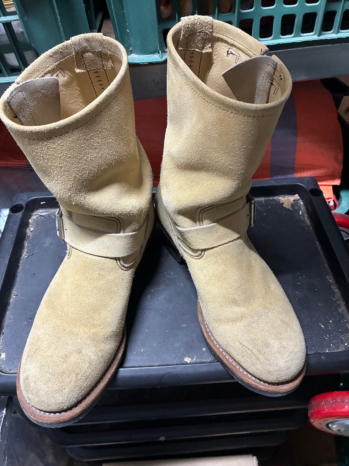 9.5D)레드윙 8268 러프아웃 엔지니어부츠 상품이미지1