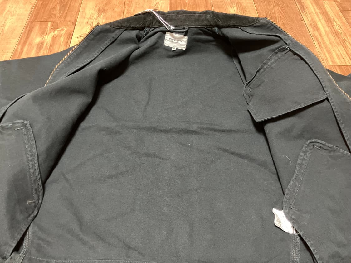 새상품) 칼하트 WIP OG 디트로이트 자켓 블랙 M 상품이미지7