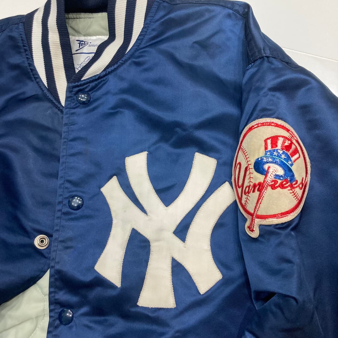 80s New York Yankees 나일론 자켓 상품이미지4