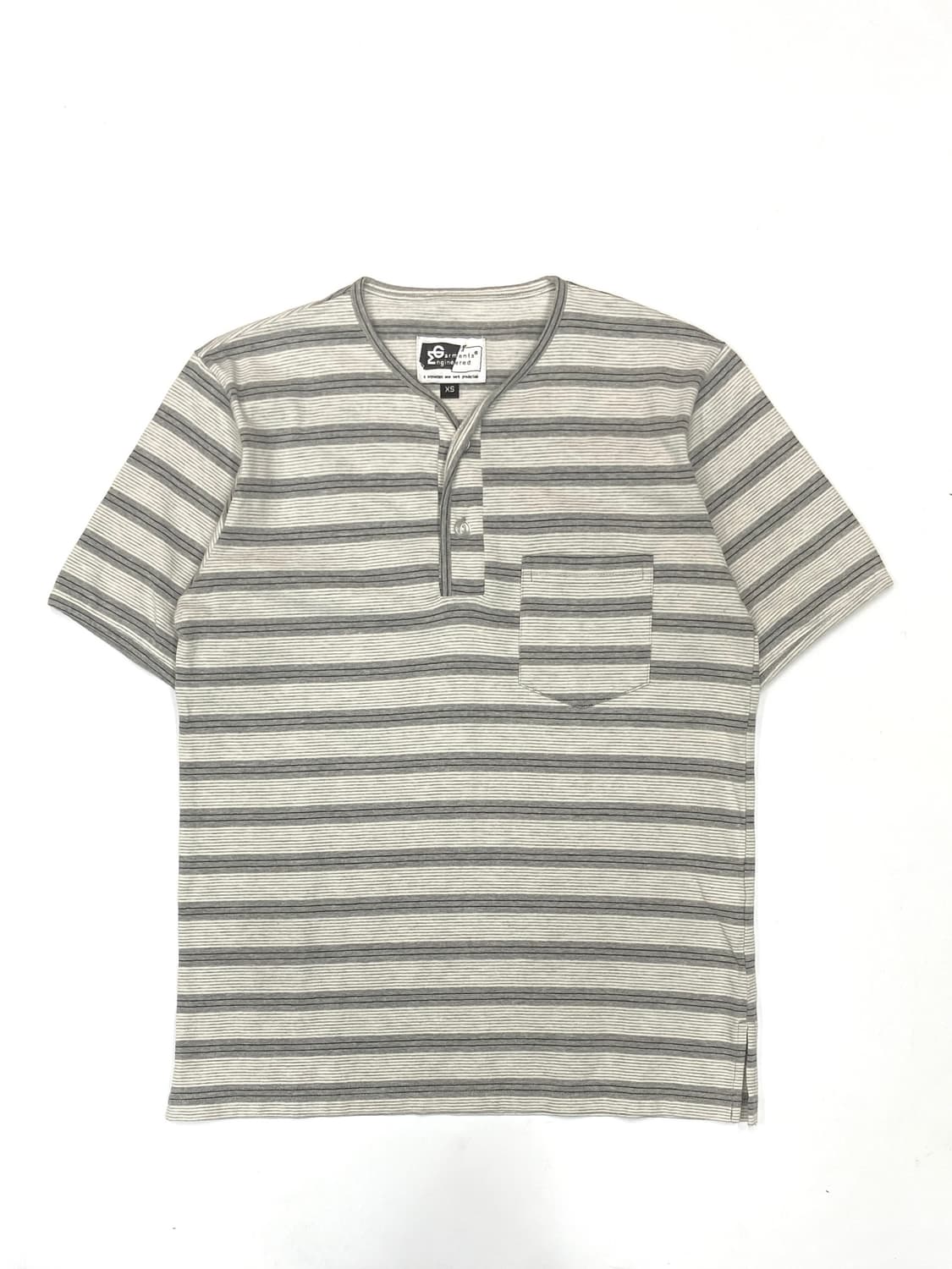 Engineered Garments Border Henley Tee 상품이미지1