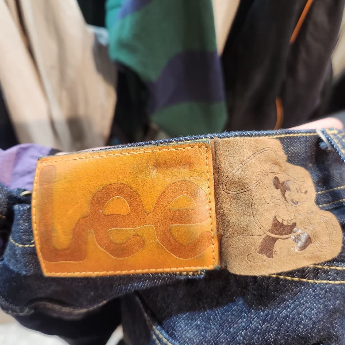 Disney × Lee 생지 데님 팬츠 (34) 상품이미지3