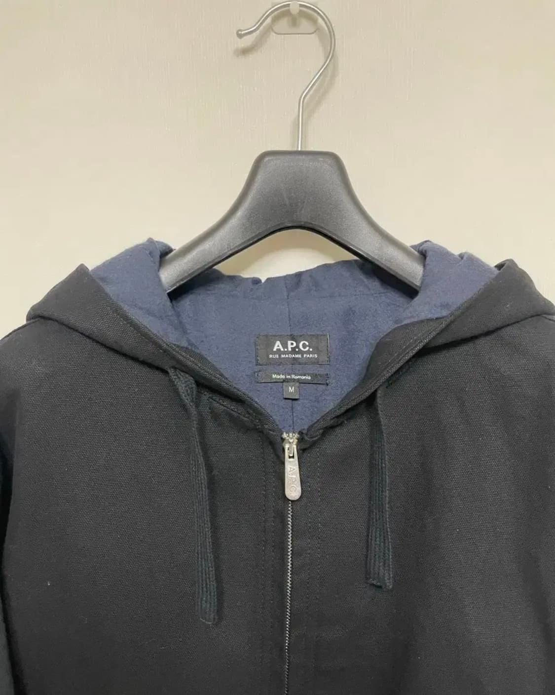 [M] 아페쎄 후드집업 A.P.C. 블랙 자켓 상품이미지3