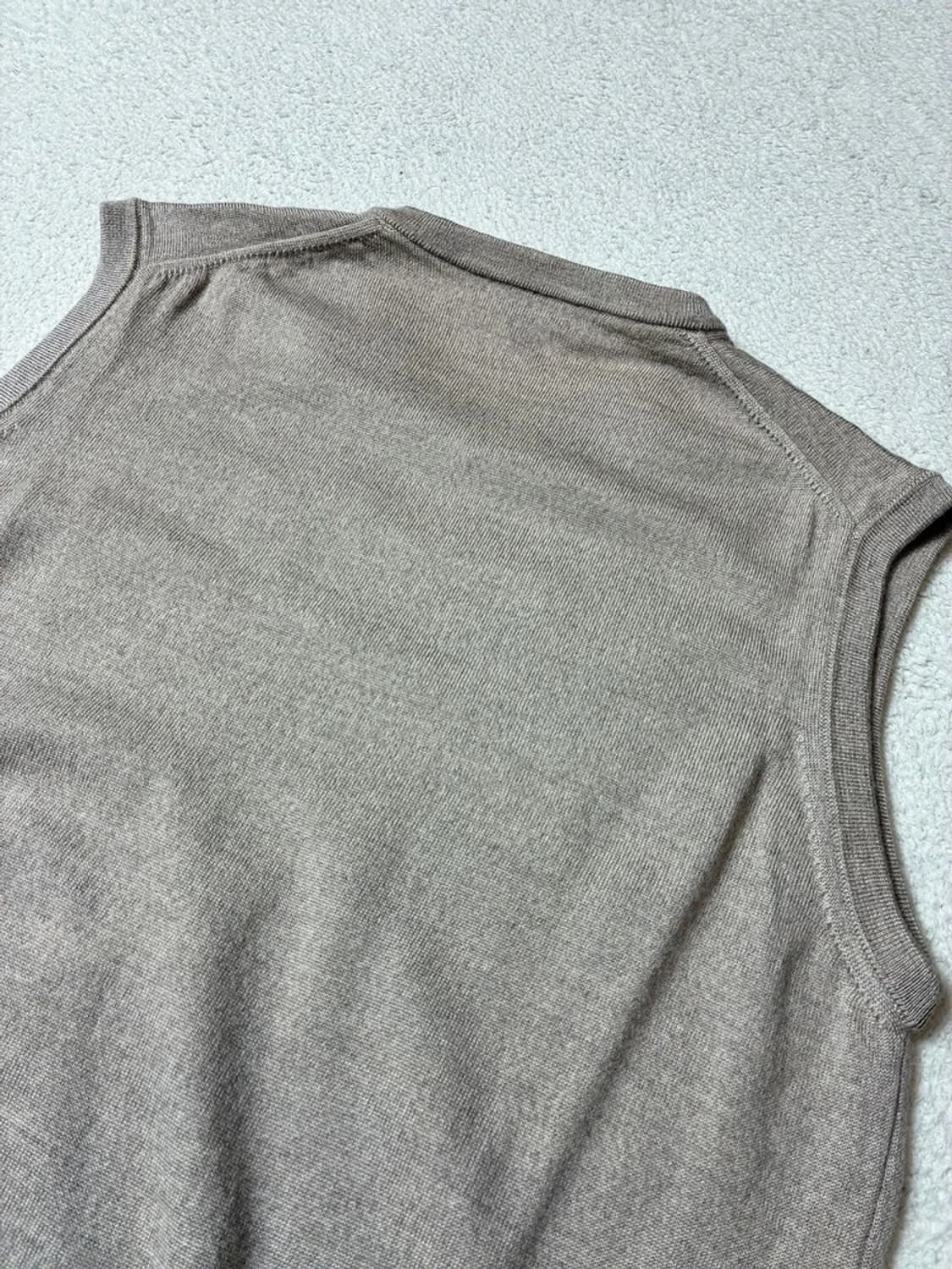 버버리 00's 퓨어 뉴 울 니트 조끼 PN8028 상품이미지5