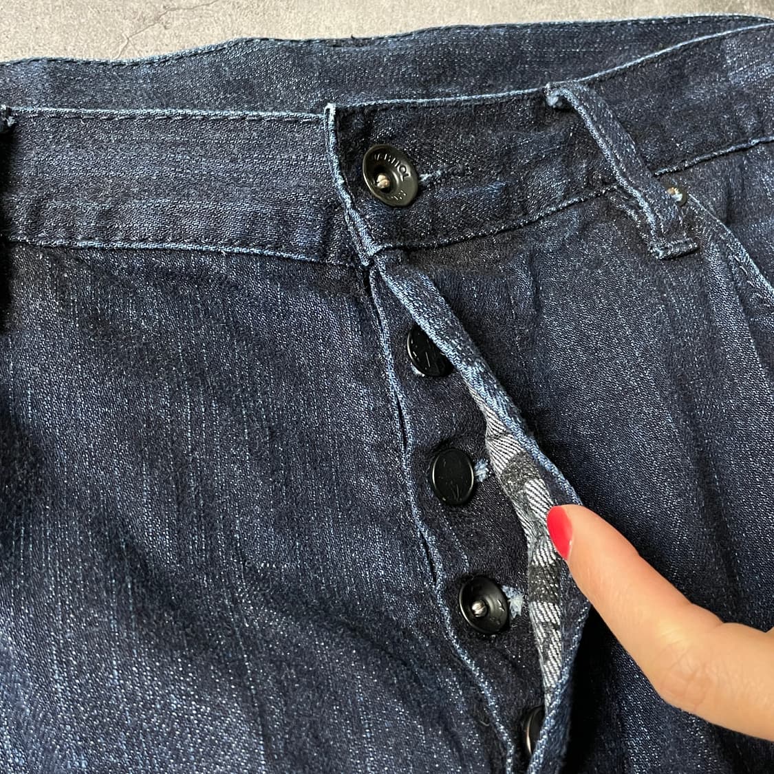 LEVI'S 리바이스 빈티지 인디고 코튼 데님 팬츠 A00640 상품이미지4