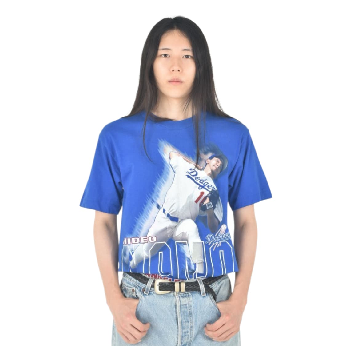 90S 오리지널 LA다저스 히데오노모 반팔티 데드스탁 M N0012 상품이미지6