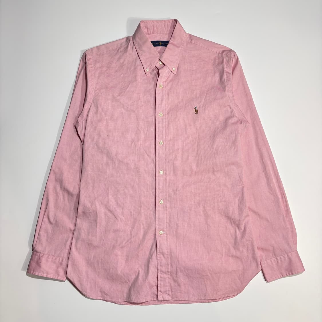 폴로 랄프로렌 핑크 포니자수 옥스퍼드 셔츠 상품이미지1