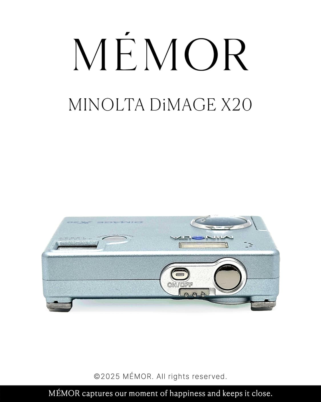 희귀컬러🩵MINOLTA DiMAGE X20 미놀타 디카 카메라 상품이미지3