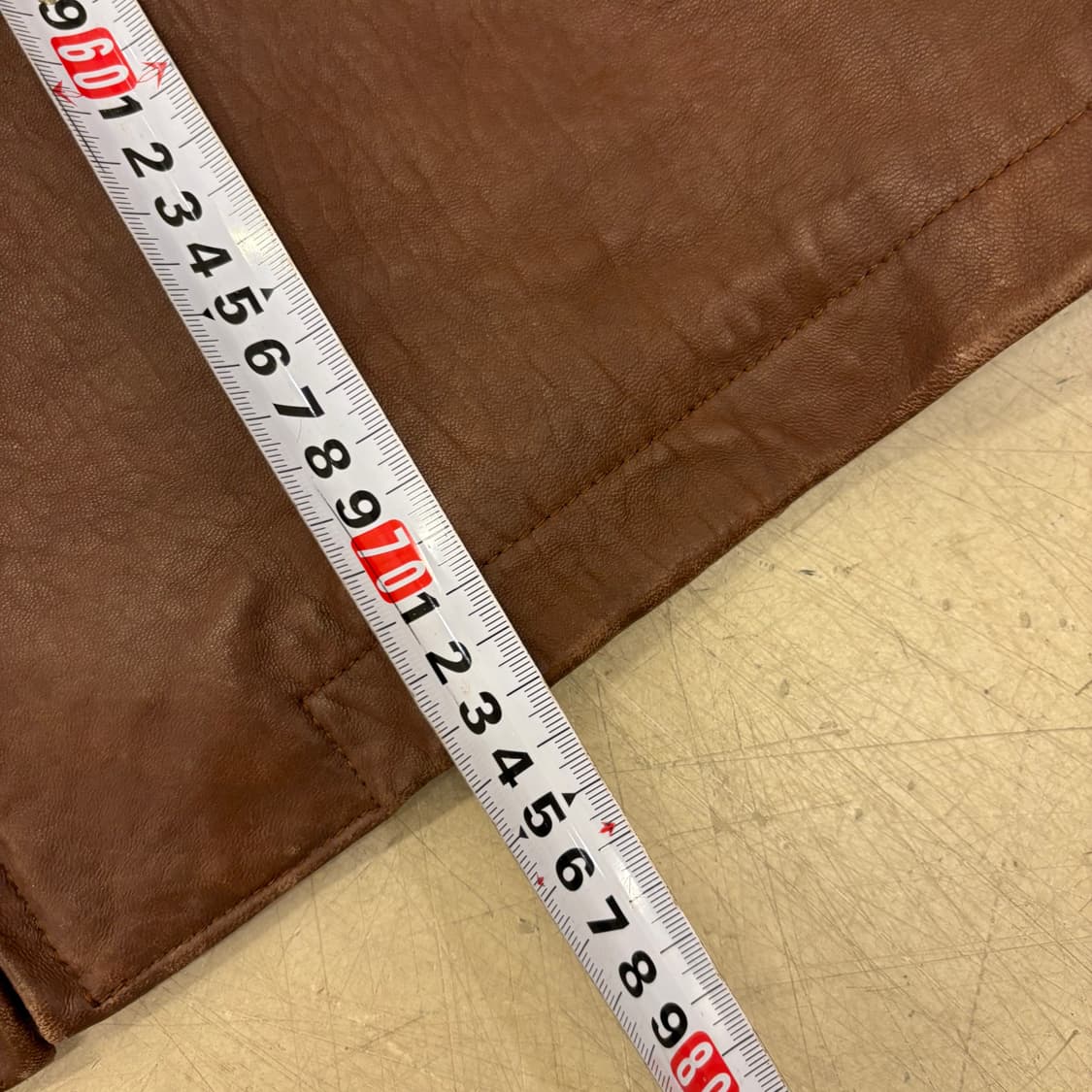 앤드류 마크 브라운 리얼레더 자켓 상품이미지4