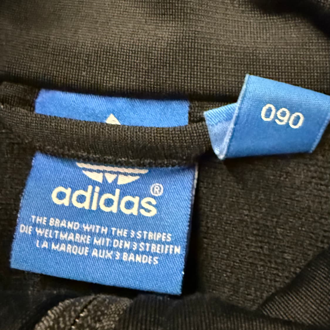 [정품/90] 아디다스 삼선 트랙탑 블랙 져지 b17 상품이미지5